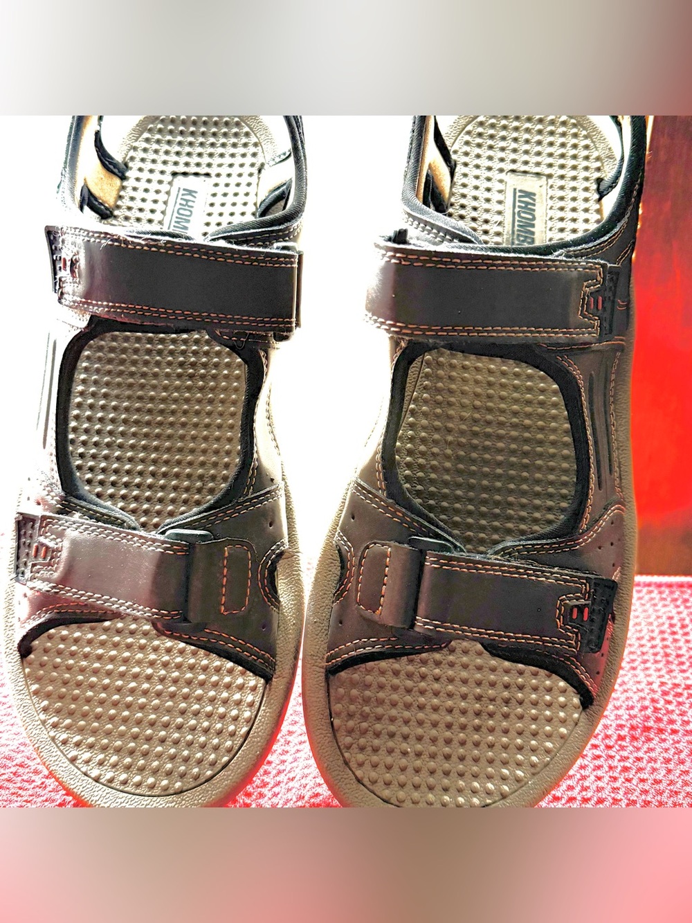 Men’s Khombu  Velcro Strapped  Sandal